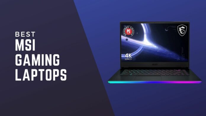 MSI GAMING LAPTOPS