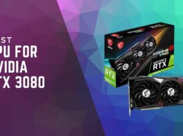 BEST CPU FOR NVIDIA RTX 3080